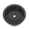 Black  Polished Marble Drum Sink 40 cm